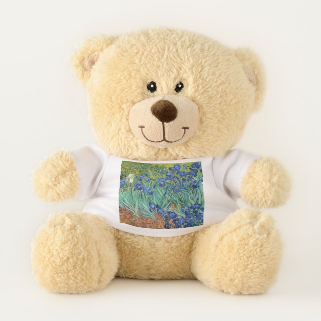 Vincent Van Gogh - Irises Teddy Bear (Front)