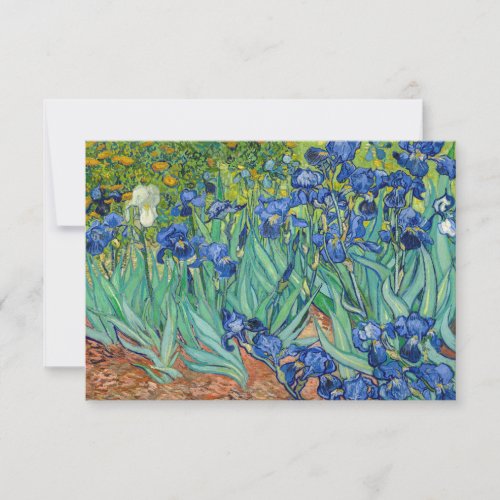 Vincent Van Gogh _ Irises Thank You Card