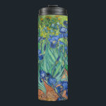 Vincent Van Gogh - Irises Thermal Tumbler<br><div class="desc">Irises / Iris - Vincent Van Gogh,  1889</div>