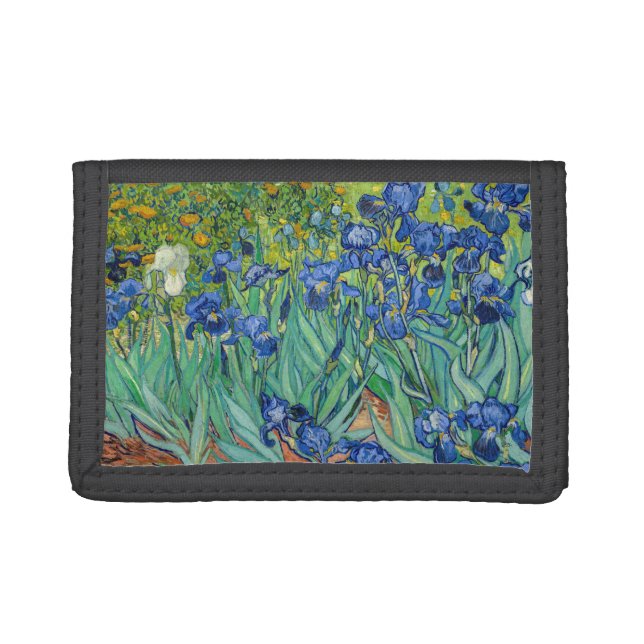 Vincent Van Gogh - Irises Trifold Wallet (Front)