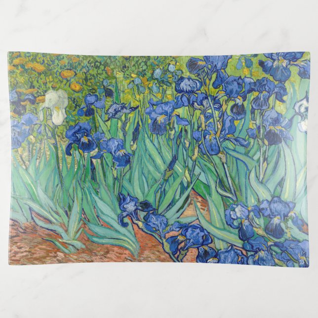 Vincent Van Gogh - Irises Trinket Tray (Front)