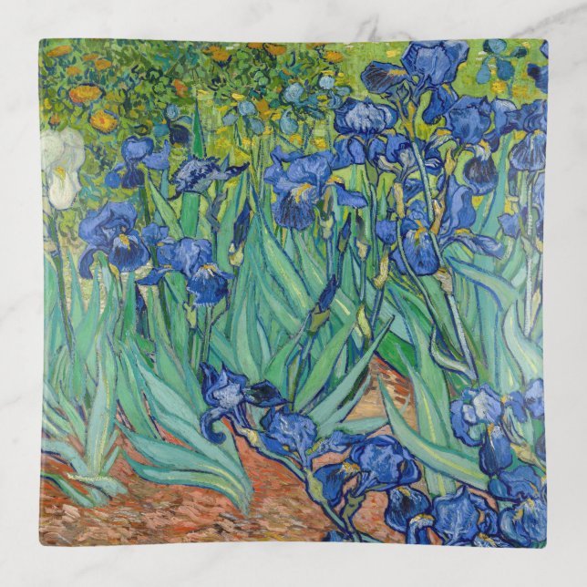 Vincent Van Gogh - Irises Trinket Tray (Front)