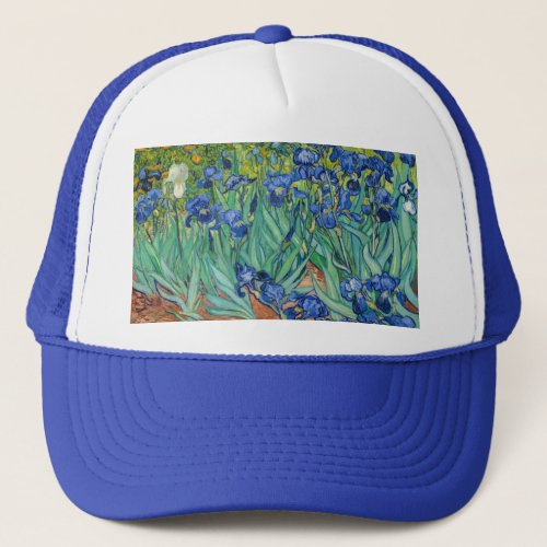 Vincent Van Gogh _ Irises Trucker Hat