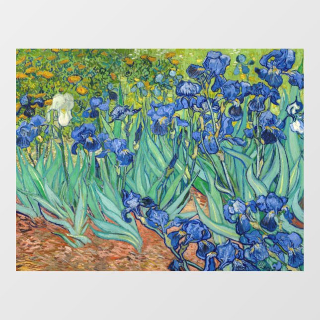 Vincent Van Gogh - Irises Wall Decal (Front)