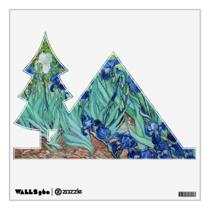 Vincent van Gogh Irises. Wall Sticker