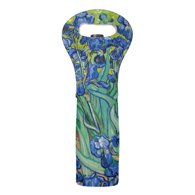 Vincent Van Gogh - Irises Wine Bag (Front)