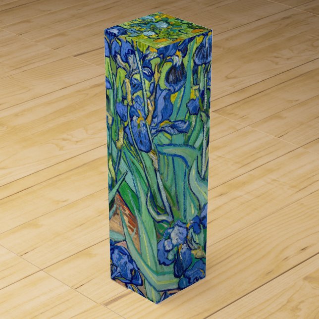 Vincent Van Gogh - Irises Wine Box (Front)