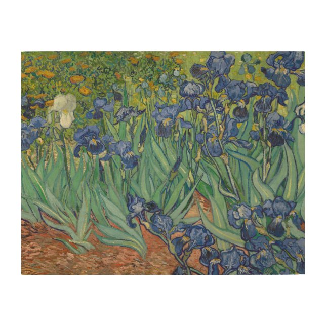 Vincent van Gogh - Irises Wood Wall Decor (Front)