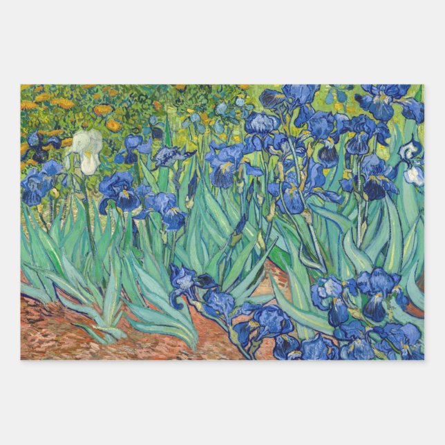 Vincent Van Gogh - Irises Wrapping Paper Sheets (Front)