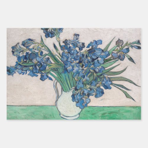 Vincent van Gogh _ Irises Wrapping Paper Sheets