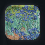 Vincent Van Gogh - Irish Paper Plates<br><div class="desc">Irish / Iris - Vincent Van Gogh,  1889</div>