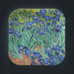 Vincent Van Gogh - Irish Paper Plates<br><div class="desc">Irish / Iris - Vincent Van Gogh,  1889</div>