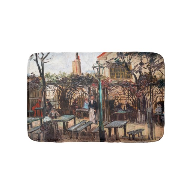 Vincent Van Gogh - La Guinguette on Montmartre Bath Mat (Front)