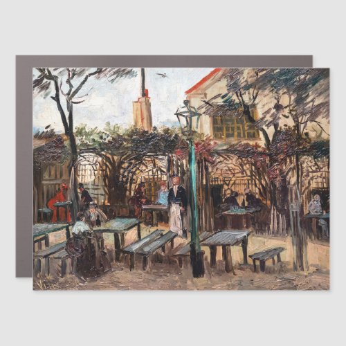 Vincent Van Gogh _ La Guinguette on Montmartre Car Magnet