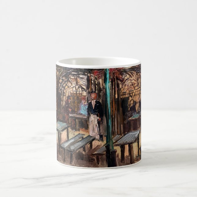 Vincent Van Gogh - La Guinguette on Montmartre Coffee Mug (Center)