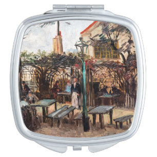 Vincent Van Gogh - La Guinguette on Montmartre Compact Mirror