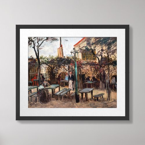 Vincent Van Gogh _ La Guinguette on Montmartre Framed Art