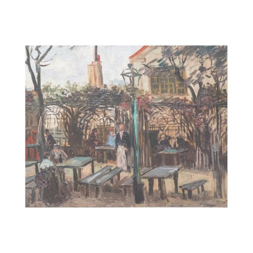 Vincent Van Gogh _ La Guinguette on Montmartre Gallery Wrap