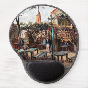 Vincent Van Gogh - La Guinguette on Montmartre Gel Mouse Pad