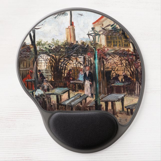 Vincent Van Gogh - La Guinguette on Montmartre Gel Mouse Pad (Front)