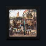 Vincent Van Gogh - La Guinguette on Montmartre Gift Box<br><div class="desc">Terrace of a Cafe on Montmartre "La Guinguette" / La Guinguette à Montmartre by Vincent Van Gogh in 1886</div>