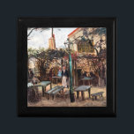 Vincent Van Gogh - La Guinguette on Montmartre Gift Box<br><div class="desc">Terrace of a Cafe on Montmartre "La Guinguette" / La Guinguette à Montmartre by Vincent Van Gogh in 1886</div>