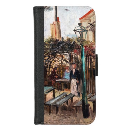 Vincent Van Gogh _ La Guinguette on Montmartre iPhone 87 Wallet Case
