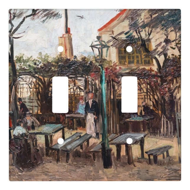 Vincent Van Gogh - La Guinguette on Montmartre Light Switch Cover (Front)
