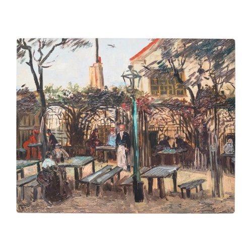 Vincent Van Gogh _ La Guinguette on Montmartre Metal Print