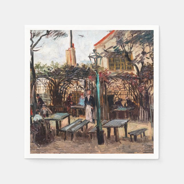 Vincent Van Gogh - La Guinguette on Montmartre Napkins (Front)