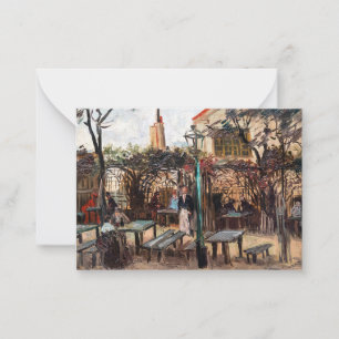 Vincent Van Gogh - La Guinguette on Montmartre Note Card