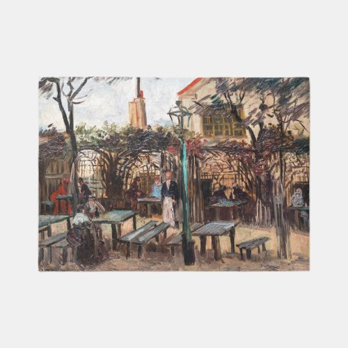 Vincent Van Gogh _ La Guinguette on Montmartre Rug