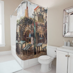 Vincent Van Gogh - La Guinguette on Montmartre Shower Curtain