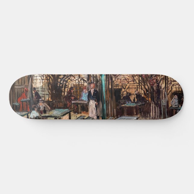Vincent Van Gogh - La Guinguette on Montmartre Skateboard (Horz)