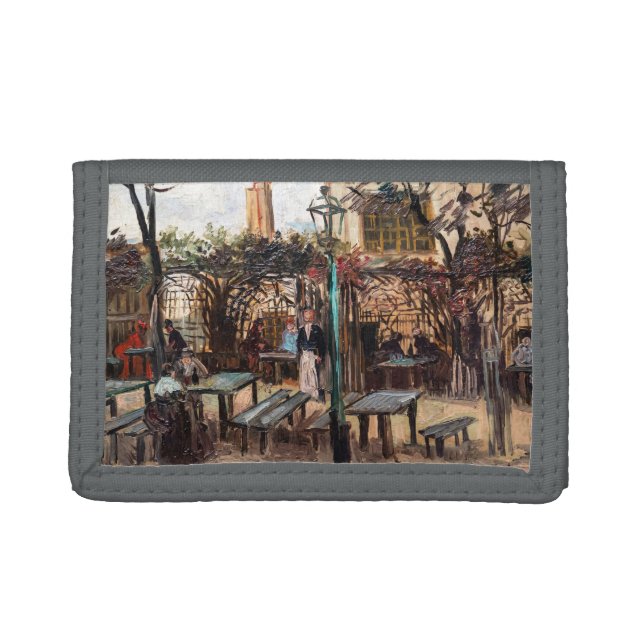 Vincent Van Gogh - La Guinguette on Montmartre Trifold Wallet (Front)