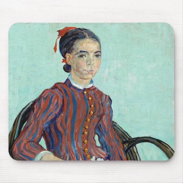 Vincent van Gogh - La Mousme Mouse Pad (Front)