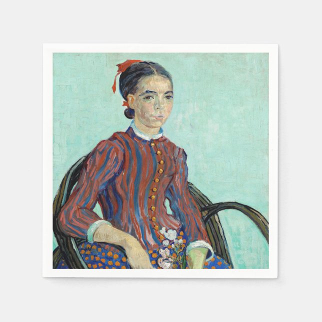Vincent van Gogh - La Mousme Napkins (Front)