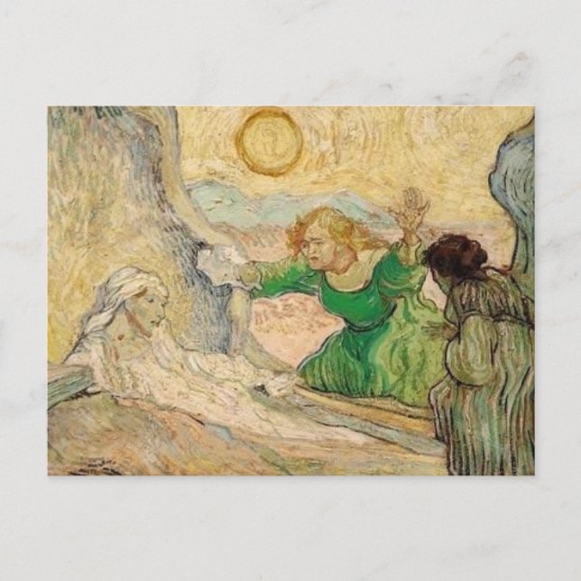 vincent van gogh- la résurrection de lazare (d’apr postcard (Front)