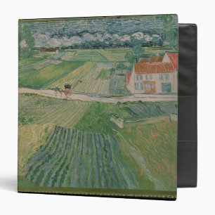 Vincent van Gogh Landscape at Auvers 3 Ring Binder