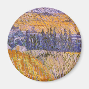 Vincent van Gogh - Landscape at Auvers in the Rain Magnet