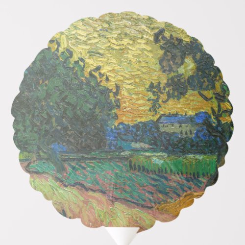 Vincent van Gogh _ Landscape at Twilight Balloon