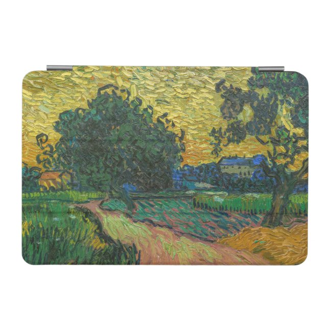 Vincent van Gogh - Landscape at Twilight iPad Mini Cover (Horizontal)