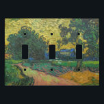 Vincent van Gogh - Landscape at Twilight Light Switch Cover<br><div class="desc">Landscape at Twilight - Vincent van Gogh,  Oil on Canvas,  1890 in Auvers-sur-Oise</div>