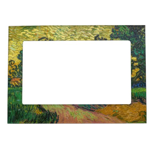 Vincent van Gogh _ Landscape at Twilight Magnetic Frame