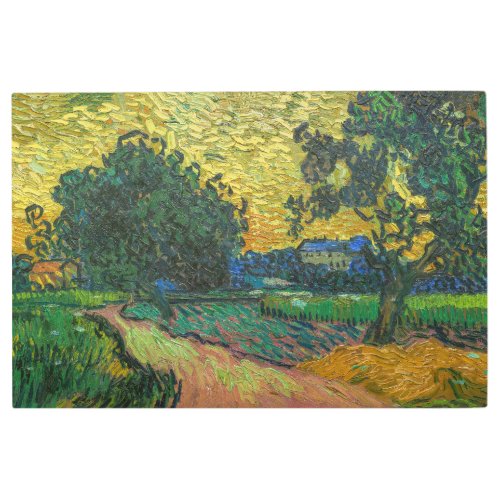 Vincent van Gogh _ Landscape at Twilight Metal Print