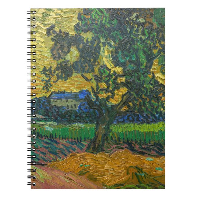 Vincent van Gogh - Landscape at Twilight Notebook (Front)