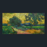 Vincent van Gogh - Landscape at Twilight Poster<br><div class="desc">Landscape at Twilight - Vincent van Gogh,  Oil on Canvas,  1890 in Auvers-sur-Oise</div>