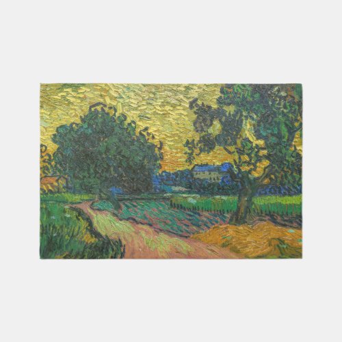 Vincent van Gogh _ Landscape at Twilight Rug
