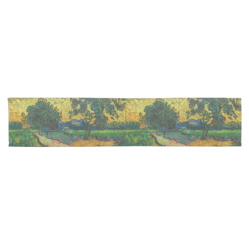 Vincent van Gogh _ Landscape at Twilight Short Table Runner