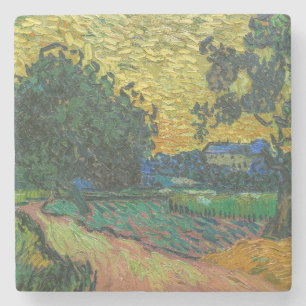 Vincent van Gogh - Landscape at Twilight Stone Coaster